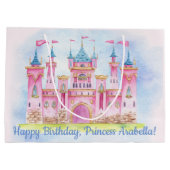 Princess Birthday Party Groot Cadeauzakje (Achterkant)