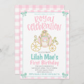 Princess Birthday Party Invitation (Devant / Derrière)