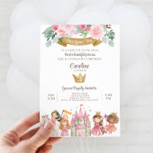 Princess Birthday Party Invitation Kaart
