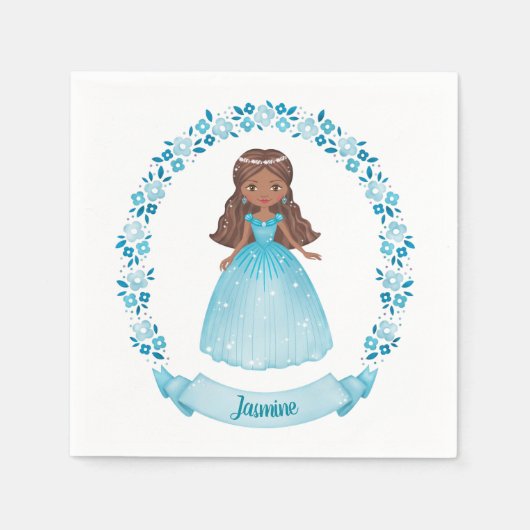 Princess Birthday Party Servet (Voorkant)