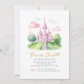 Princess Birthday Uitnodiging (Voorkant)