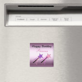 Princess Birthday Wish Magneet (Insitu (Vaatwasser))
