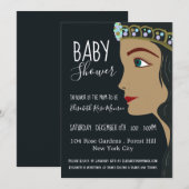 Princess Blue Baby shower Kaart (Voorkant / Achterkant)