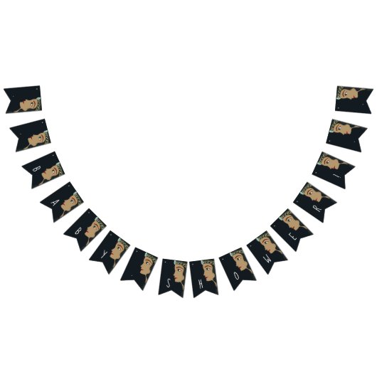 Princess Blue Baby shower Vlaggetjes (Alle)