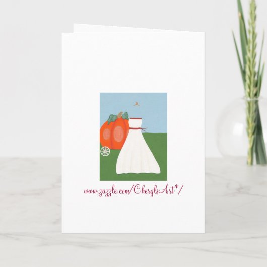 Princess Bride nuptiale - cartes d'invitation (Dos)