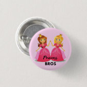 Princess Bros Ronde Button 3,2 Cm (Voorkant /achterkant)