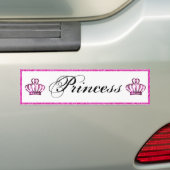 "Princess" bumper sticker (Op auto)