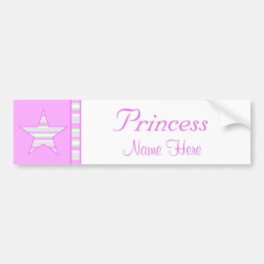 Princess Bumpersticker (Voorkant)