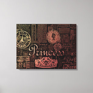 Princess canvas afdruk