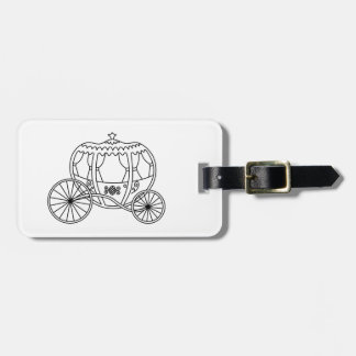 Princess Carriage, Black Coach. Bagagelabel
