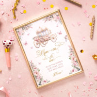 Princess Carriage Blush Pink Floral Mom-osa Bar