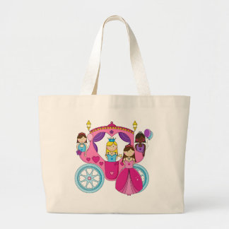 Princess Carriage Grote Tote Bag