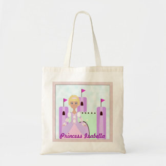 Princess Castle Bag 2 Personalized Blonde Tote Bag
