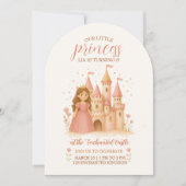 Princess Castle Birthday Invitation  (Devant)