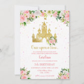 Princess Castle Birthday Uitnodiging (Voorkant)