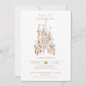 Princess Castle Birthday Uitnodiging (Voorkant)