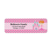 Princess & Castle Etiket (Voorkant)