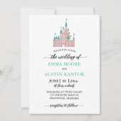 Princess Castle Faire-part de mariage (Devant)