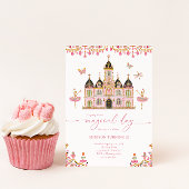Princess Castle Girls Coquette Invitation d'annive