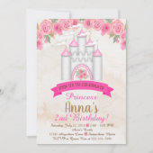 Princess Castle Invitations d'anniversaire (Devant)