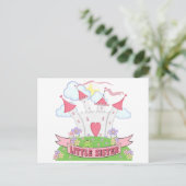 Princess Castle Little Sister Briefkaart (Staand voorkant)