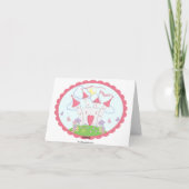 Princess Castle Merci Carte pliante (Dos)