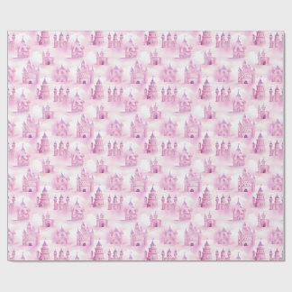 Princess Castle Naadloos Patroon Cadeaupapier