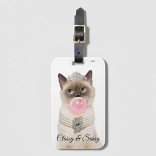 Princess Cat Bgloebel gom Bagagelabel