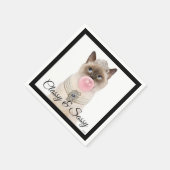 Princess Cat Bgloebel gom Servet (Hoek)