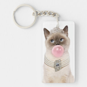 Princess Cat Bgloebel gom Sleutelhanger
