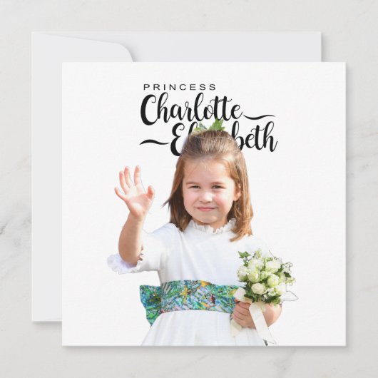 Princess Charlotte 6th Birthday Briefkaart (Voorkant)
