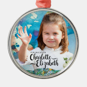 Princess Charlotte 7th Metal Ornament