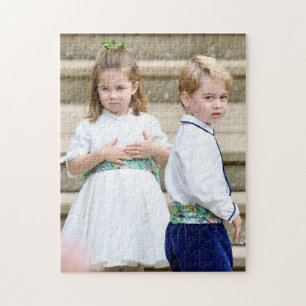 Princess Charlotte en Prince George Legpuzzel