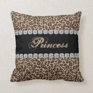 Princess Cheetah Bling Kijk Pillow Gift Kussen