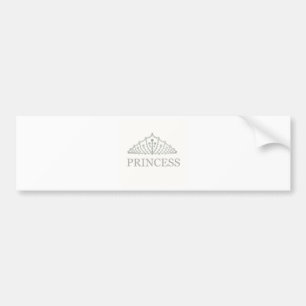 Princess Crown Bumpersticker