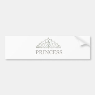 Princess Crown Bumpersticker