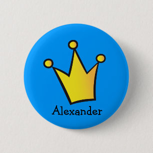 Princess Crown Button