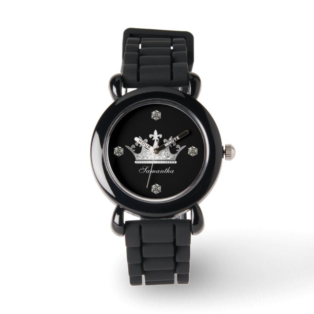 Princess Crown Custom Watch Horloge (Voorkant)