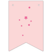 Princess crown kinder blije verjaardagsbanner vlaggetjes (Eerste vlag)