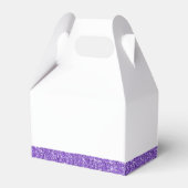 Princess Crown Paars Dank u wel Bedankdoosjes (Achterkant)