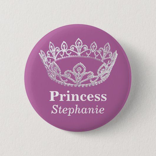 Princess Crown Pin Button (Voorkant)