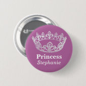 Princess Crown Pin Button (Voorkant /achterkant)