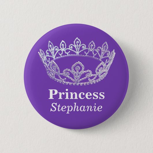 Princess Crown Pin Button (Voorkant)