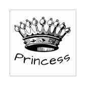 Princess Crown Rubberstempel (Afrduk)