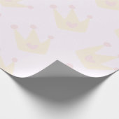Princess Crown Texture Wrapping Paper Cadeaupapier (Hoek)