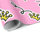 Princess crown wrappers cadeaupapier (Rol Hoek)