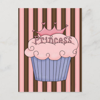 Princess cupcake briefkaart