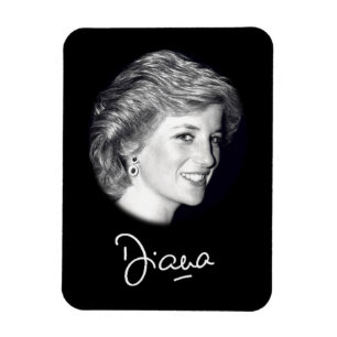 Princess Diana-autograaf Magneet