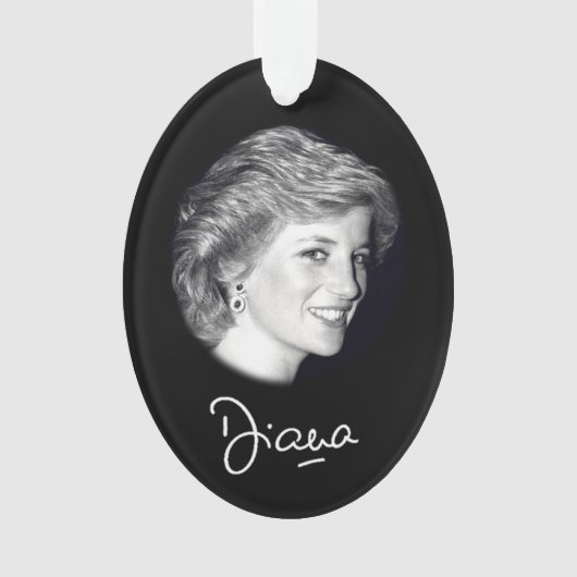 Princess Diana-autograaf Ornament (voorkant)