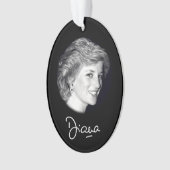 Princess Diana-autograaf Ornament (voorkant)
